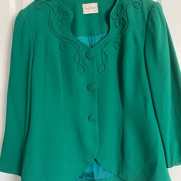 Vintage Blazer Frank Usher, size UK 18/ US 14 - Picture 2 of 8